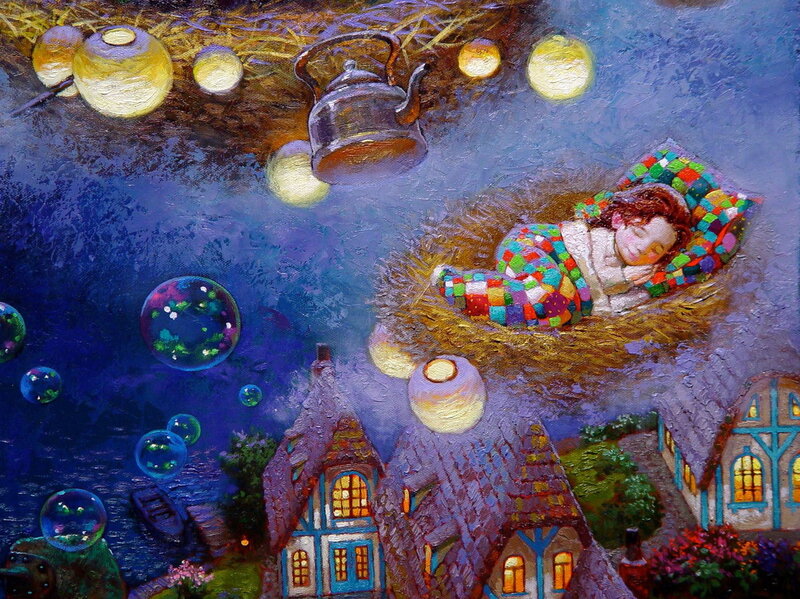 Слушать песню сказочные сны. Сказочная живопись Виктора Низовцева.